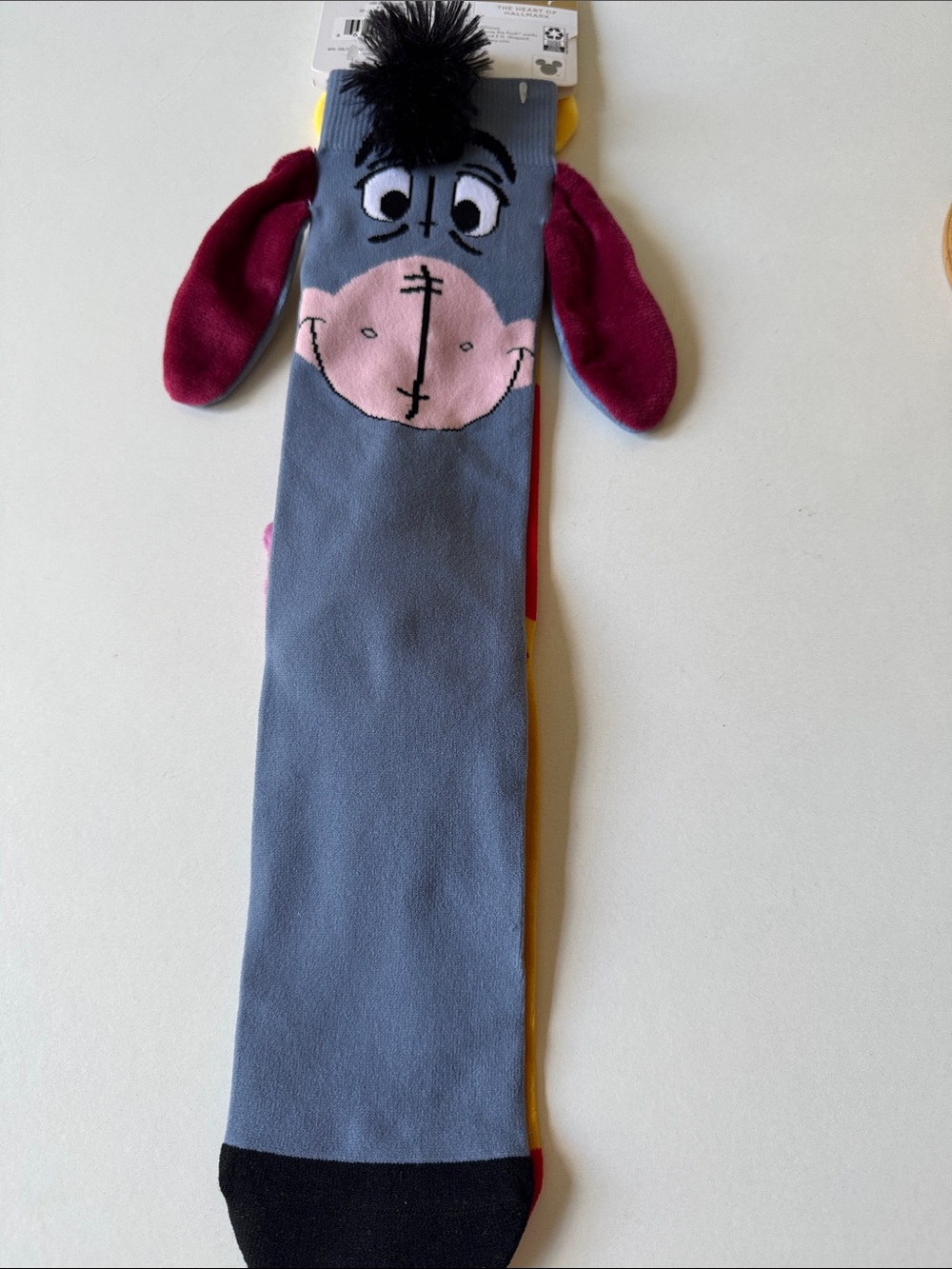 Hallmark Disney Winnie the Pool, Eeyore Socks & Winnie the Pooh Figurine Mirror - Picture 7 of 13